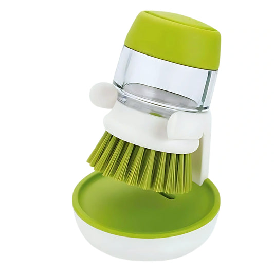 Kitchen Palm Brush With Soap Dispensing