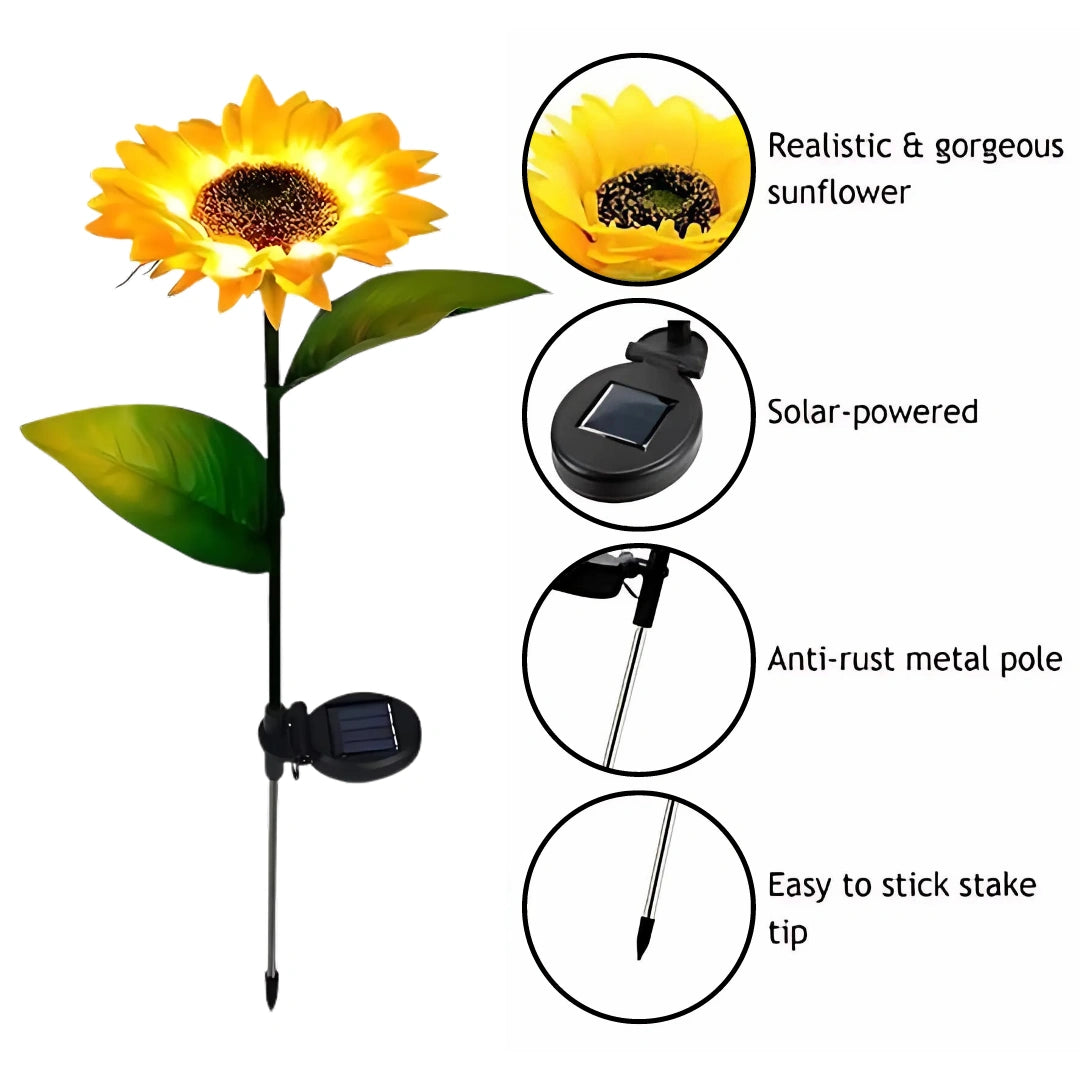 Sunflower Solar Light