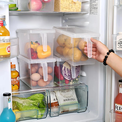 Unbreakable Food Grade Refrigerator Box with Handles (Pack of 6)