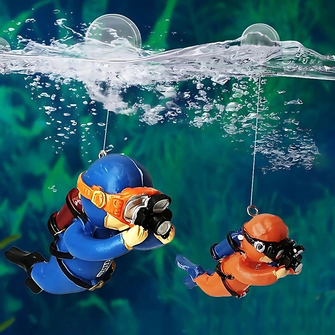 Aquarium Floating Diver
