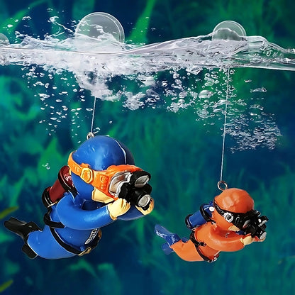 Aquarium Floating Diver