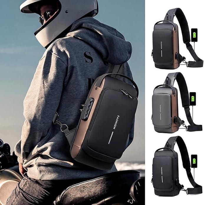 Unisex USB Charging Travel Bag