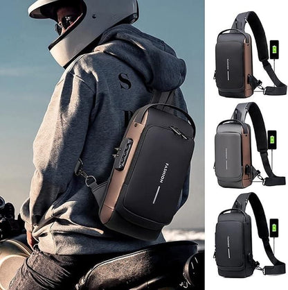 Unisex USB Charging Travel Bag