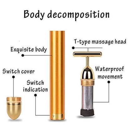 24K Electric Facial Massage Roller