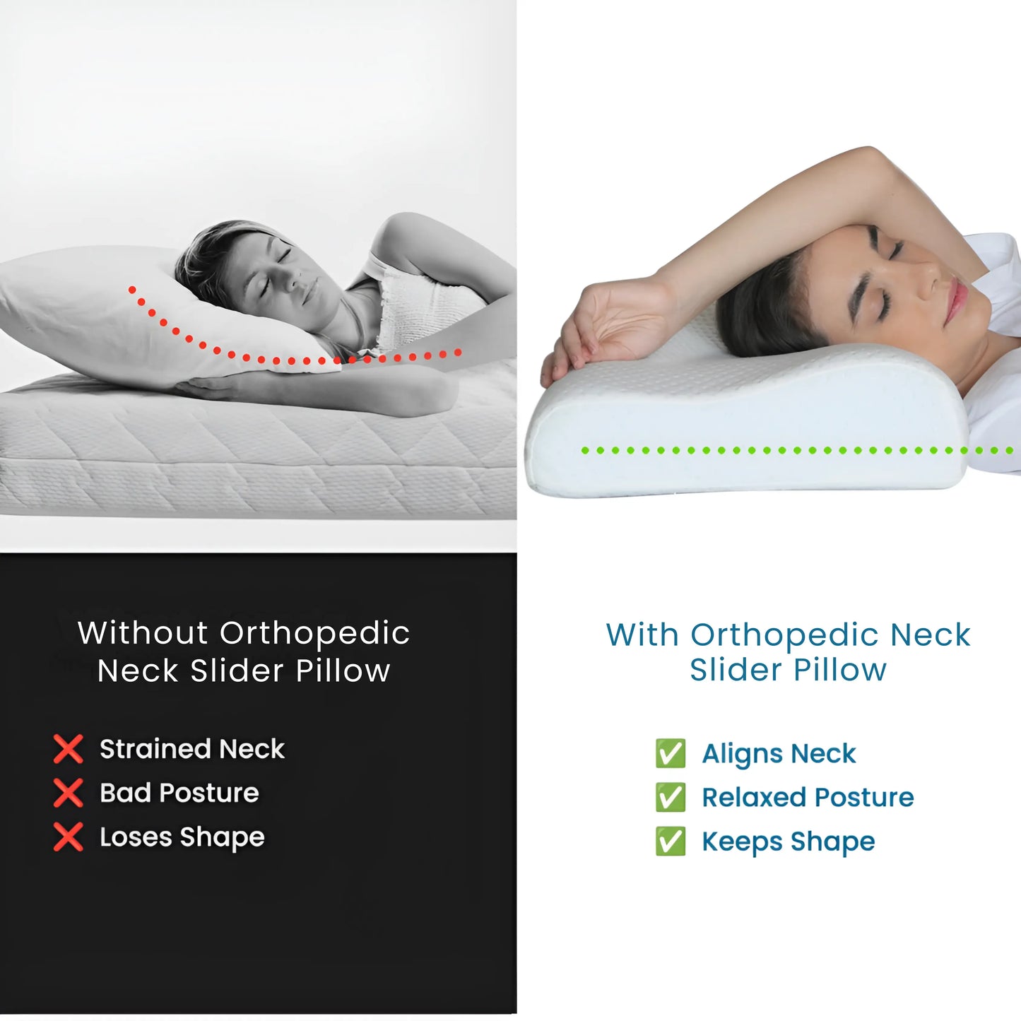 Orthopedic Neck Slider Pillow